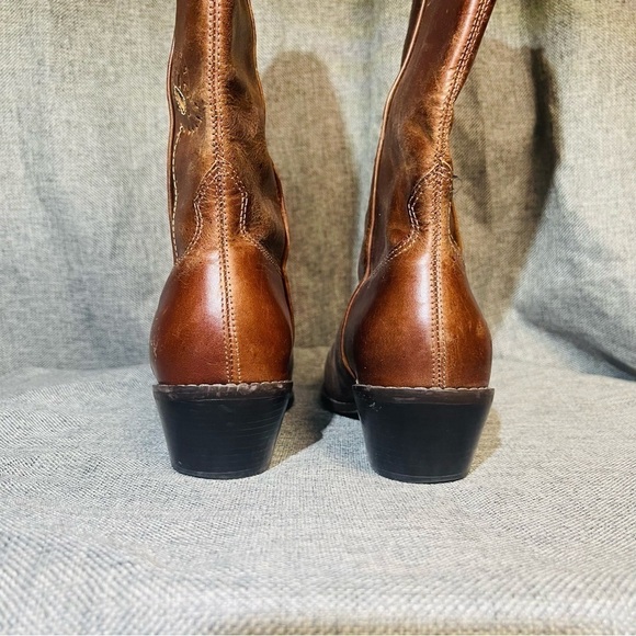 Leather Western Cowboy Boots - Picture 12 of 12
